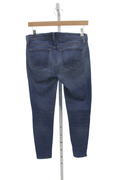 J Brand Womens Skinny Jeans Blue Mid Rise Cotton Size 27