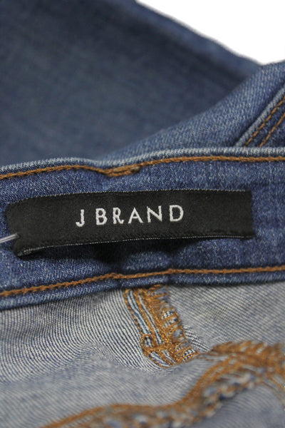 J Brand Womens Skinny Jeans Blue Mid Rise Cotton Size 27
