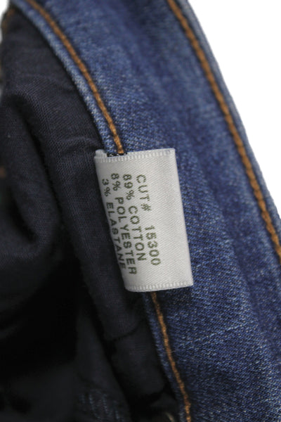 J Brand Womens Skinny Jeans Blue Mid Rise Cotton Size 27