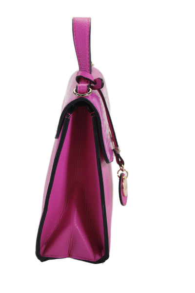 Dune London Womens Gold Tone Turn Lock Crossbody Shoulder Handbag Pink