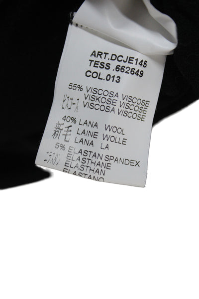 Missoni Women Colorblock A-Line Skirt Black Knee Length Viscose Size 10