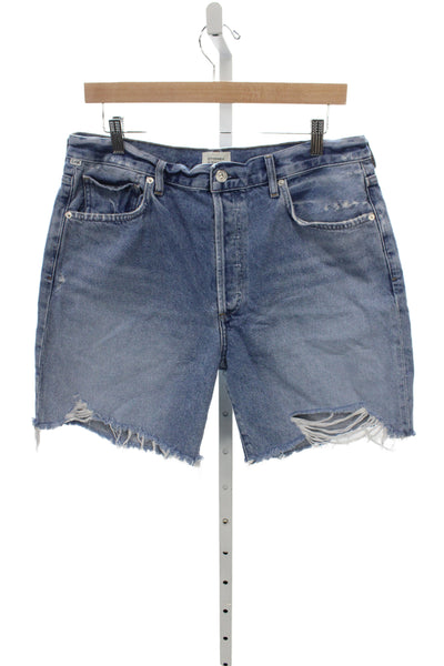 Citizens of Humanity Womens Cut-Off Blue Cotton Shorts Size 31