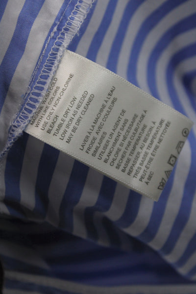 Free People Women Striped Collared Button-Up Long Sleeve Cotton Size XS