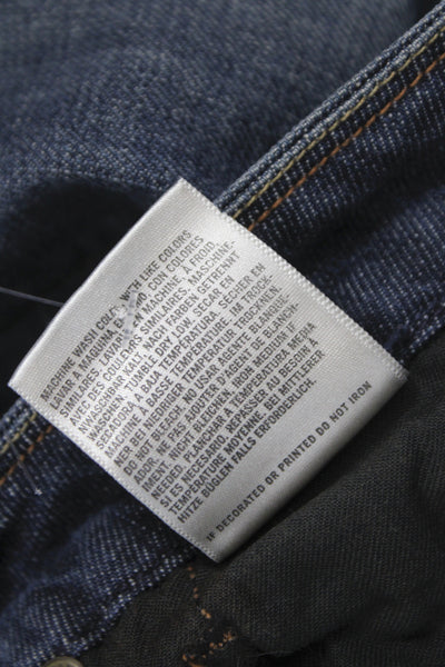 Citizens of Humanity Womens Straight Blue Cotton Jeans Size 27