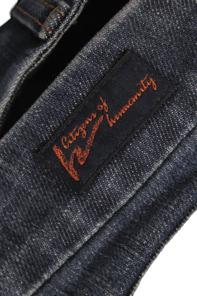 Citizens of Humanity Womens Straight Blue Cotton Jeans Size 27