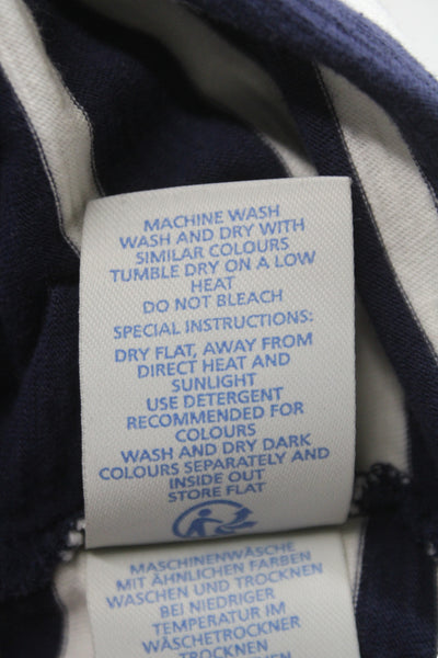 Boden Womens Blue Striped Tank Dress Cotton Scoop Neck Sleeveless Size 12 Tall