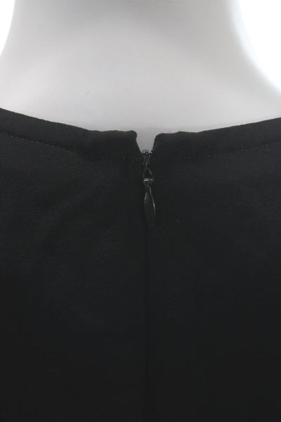 Donna Karan New York Womens Basic Black Wool Scoop Neck Tank Size S