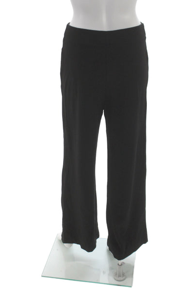 Max Studio Women Dress Pants Black Pull On Rayon 28 Inseam Size S