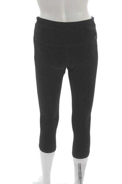 Nike Women Capri Leggings Black 92% Polyester Athleisure Size M