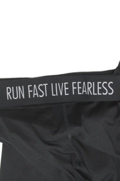 Nike Women Capri Leggings Black 92% Polyester Athleisure Size M