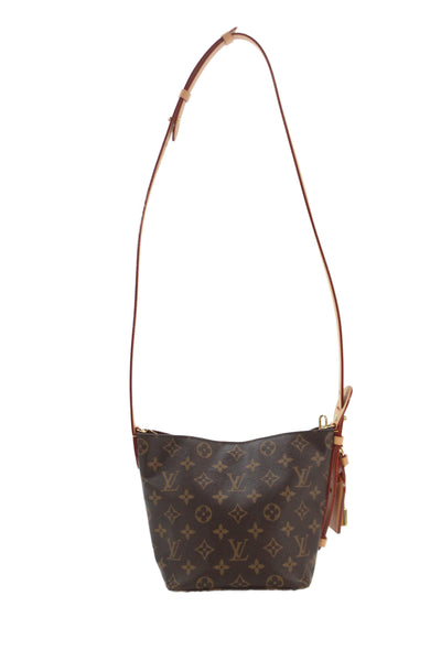Louis Vuitton Womens All in BB Monogram Canvas Shoulder Handbag Brown