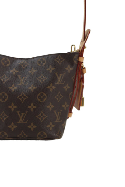 Louis Vuitton Womens All in BB Monogram Canvas Shoulder Handbag Brown