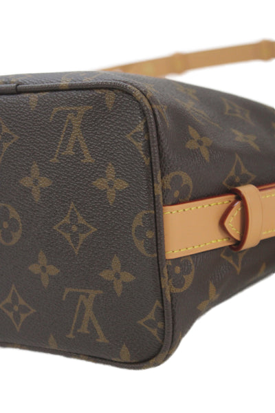Louis Vuitton Womens All in BB Monogram Canvas Shoulder Handbag Brown