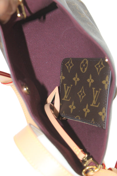 Louis Vuitton Womens All in BB Monogram Canvas Shoulder Handbag Brown