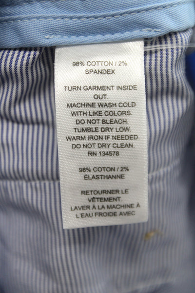Vineyard Vines Mens Chino Pants Blue Button Size 33