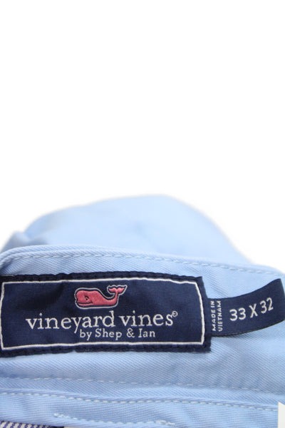Vineyard Vines Mens Chino Pants Blue Button Size 33