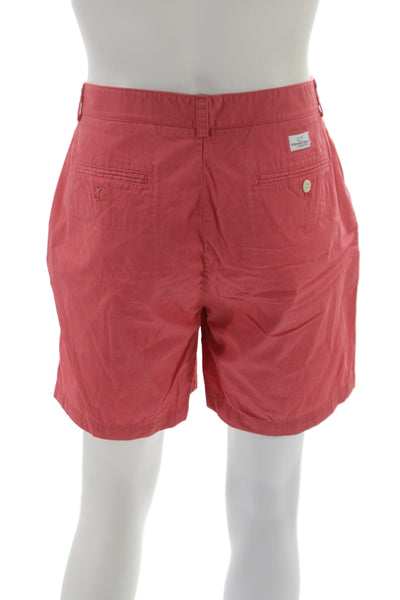 Vineyard Vines Mens Chino Shorts Red Cotton Twill Size 35