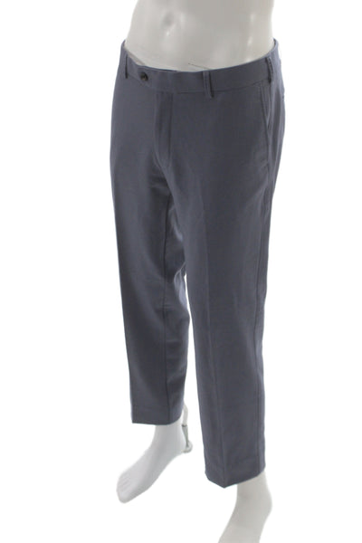 Peter Millar Mens Chino Pants Gray Polyester Button Size 33