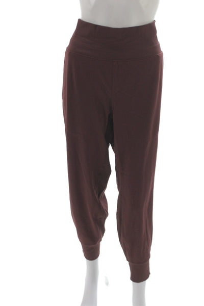 Athleta Women Plus Jogger Pants Brown Pull-On Athleisure Size 1X