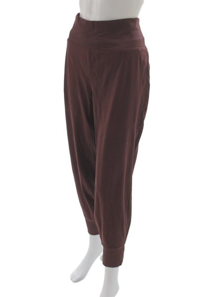 Athleta Women Plus Jogger Pants Brown Pull-On Athleisure Size 1X