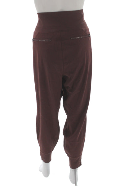 Athleta Women Plus Jogger Pants Brown Pull-On Athleisure Size 1X