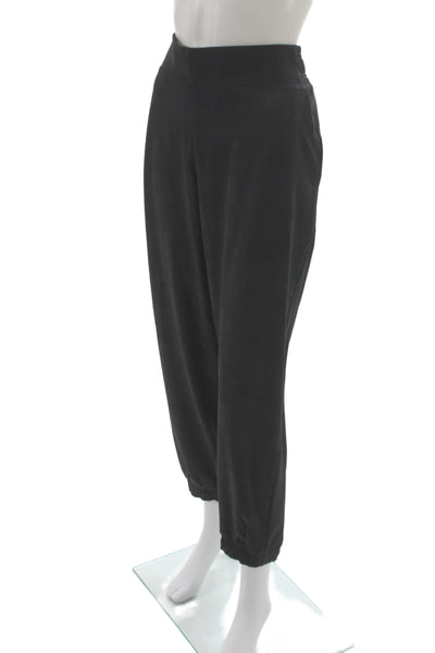 Athleta Womens Jogger Pants Black Camo Pull On Size 16