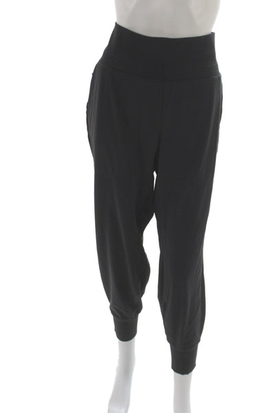 Athleta Womens Plus Jogger Pants Black Pull On Nylon Athleisure Size 1X