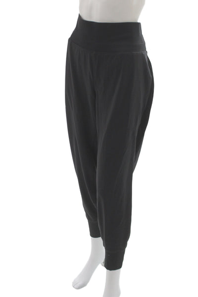 Athleta Womens Plus Jogger Pants Black Pull On Nylon Athleisure Size 1X