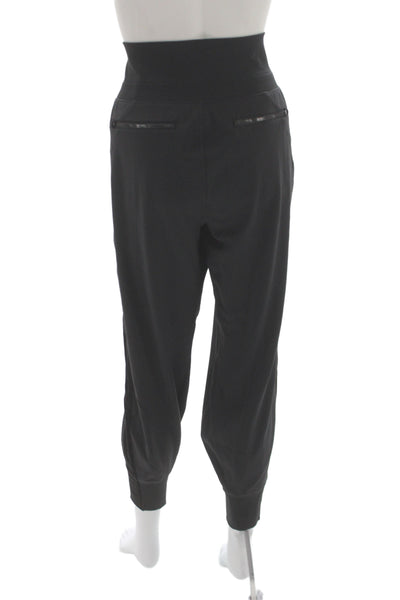 Athleta Womens Plus Jogger Pants Black Pull On Nylon Athleisure Size 1X