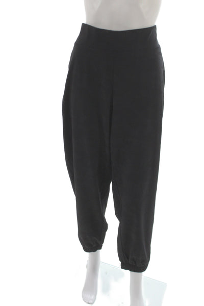 Athleta Womens Black Jogger Pants Pull On Athleisure Size 18