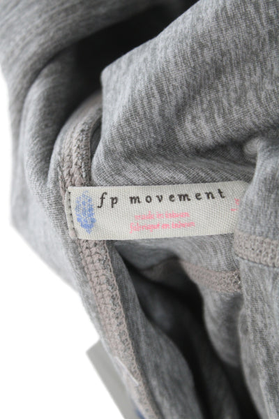 FP Movement Womens Gray Cotton Blend Ankle Leggings Size L