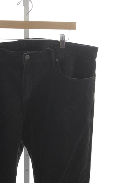 Levi's Mens Straight Black Cotton Jeans Big & Tall Size 40