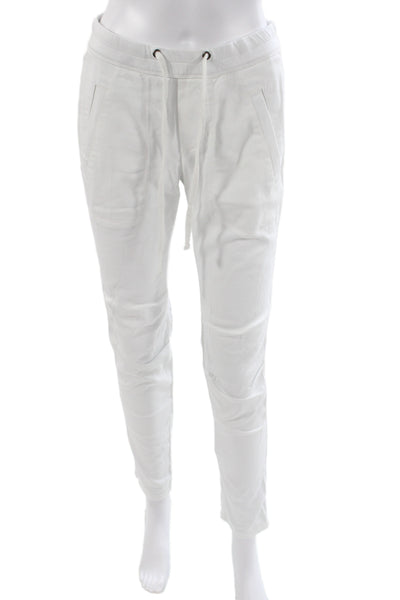 Standard James Perse Womens Jogger Pants White Cotton Size 0