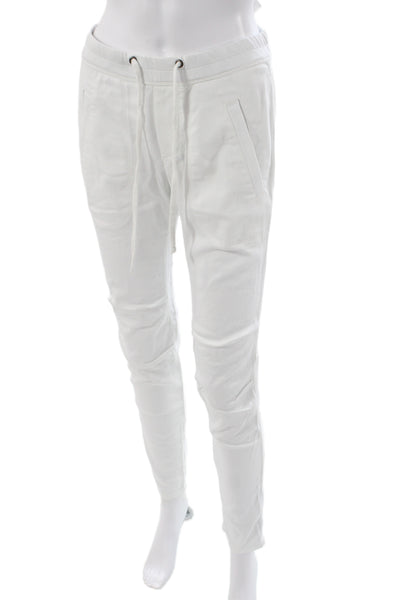 Standard James Perse Womens Jogger Pants White Cotton Size 0
