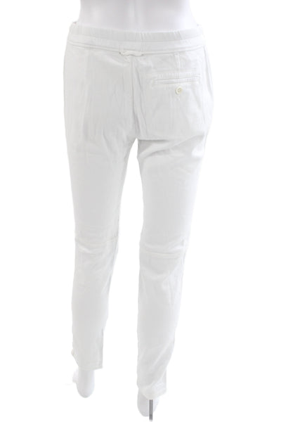 Standard James Perse Womens Jogger Pants White Cotton Size 0