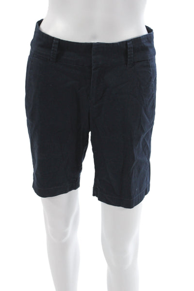 J Crew Womens Black Chino Shorts Button Size 00