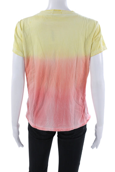 Mother Womens Jersey Tee Multicolor Cotton Crewneck Short Sleeve Size S