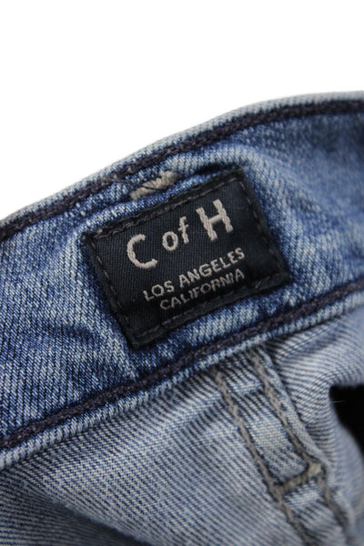 Citizens of Humanity Women Skinny Mid Rise Blue Jeans Button Size 25