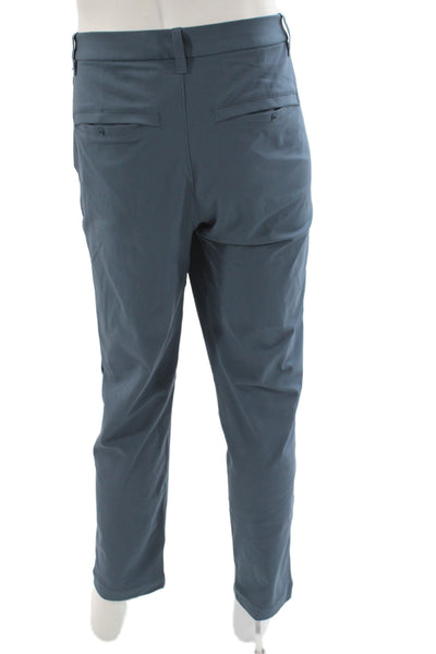 Lululemon Mens Blue Chino Pants 30 Inseam Button Size 33
