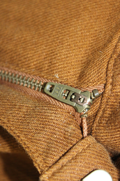 Madewell Womens Casual Brown Linen Blend Button Shorts Size 0