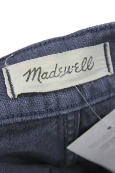 Madewell Women Cropped High Rise Gray Jeans Size 29