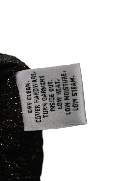 St. John Couture Womens Basic Jacket Black Zip Long Sleeve Size 16