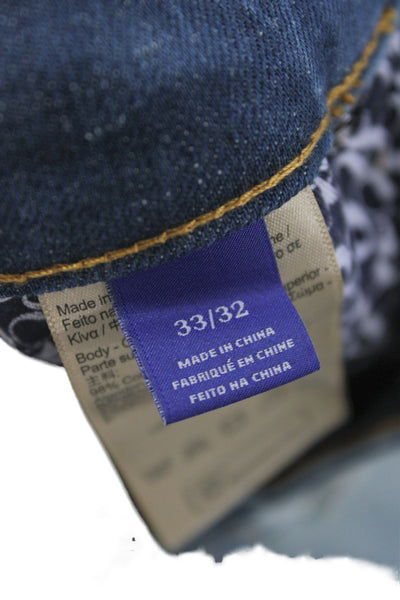 Scotch & Soda Mens Straight Blue Jeans Size 33