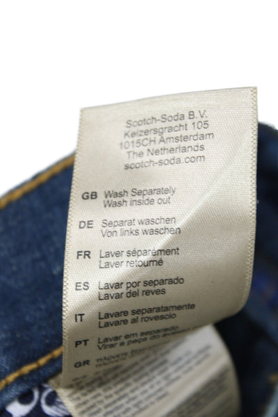 Scotch & Soda Mens Straight Blue Jeans Size 33