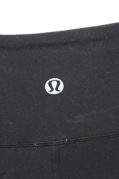Lululemon Womens Capri Leggings Black Athleisure Size 6