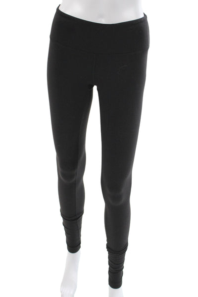 Lululemon Womens Black Ankle Nylon Leggings Athleisure Size 2