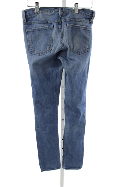 Flying Monkey Womens Skinny Distressed Blue High Rise Jeans Size 26