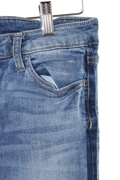 Vervet Women Skinny Jeans Blue High Rise Cotton Blend Button Size 27