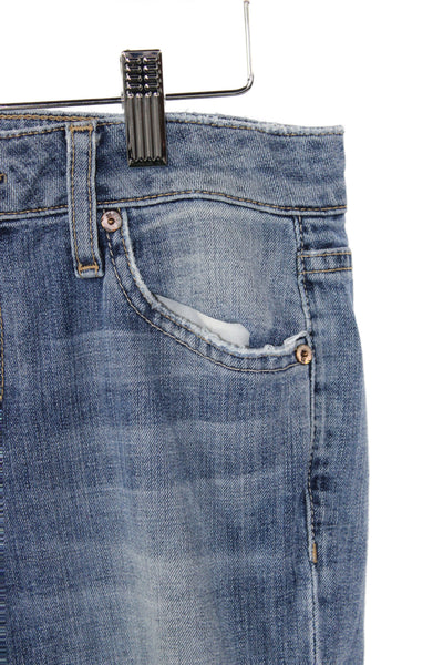 Joes Womens Ankle Jeans Blue Cotton High Rise Inseam 28 Size 26