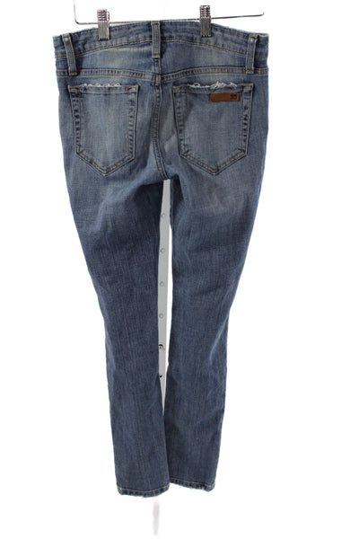Joes Womens Ankle Jeans Blue Cotton High Rise Inseam 28 Size 26